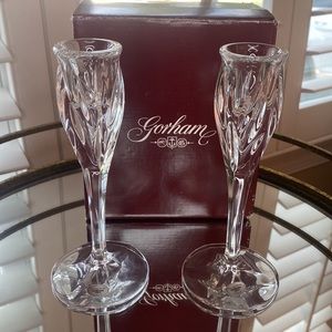 Gorham Star Blossom Candlestick Pair